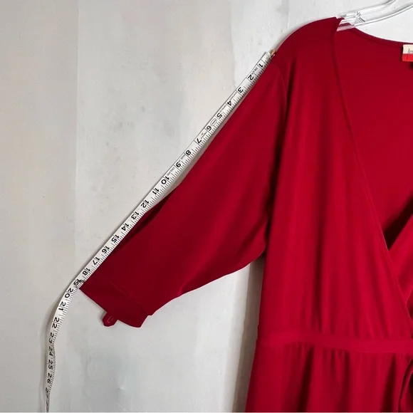 Modcloth Red Midi Dress - Picture 4 of 9